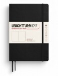 Leuchtturm1917 Zápisník Black Medium A5 čistý