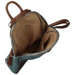 Trendy dámský koženkový kabelko-batůžek Eligio, hnědý