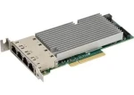 Supermicro STG-i4T / Rozšiřující karta / PCIe Gen3 x8 (LP) / 4x 10GbE RJ45 / Intel XL710 + X557 (AOC-STG-I4T-O)