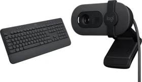 Logitech K650 Signature + Brio 100 / Klávesnice + webkamera / Bluetooth / USB
