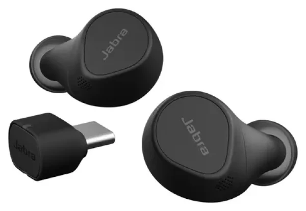 Jabra Evolve2 Buds UC USB-C černá + bezdrátová nabíjecí podložka / Bezdrátová sluchátka / Bluetooth 5.2 (20797-989-889)