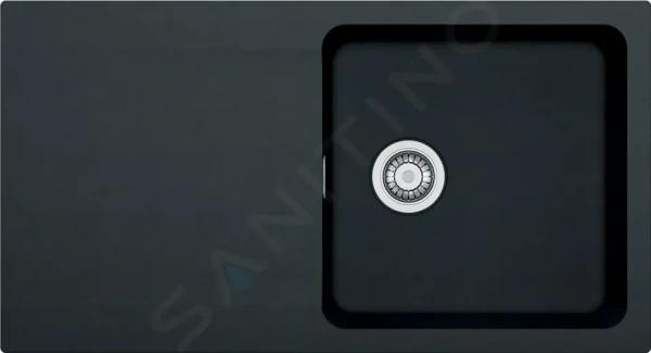 Franke Tectonitový dřez OID 611, 94x51 cm, černá 114.0288.543