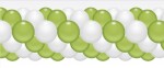Balónková girlanda limetková zeleno-bílá 3 m balonky.cz Balónková girlanda limetková zeleno-bílá 3 m balonky.cz