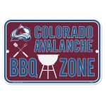 Mustang Cedule Colorado Avalanche NHL 10" x 15" BBQ Zone