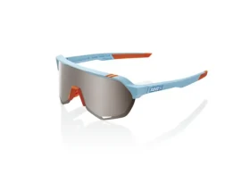 100% Soft Tact Two Tone brýle se zrcadlovými skly modrá/oranžová/stříbrná