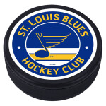 Mustang Puk St. Louis Blues NHL Vintage Striped Textured Puck