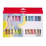 Amsterdam Soft Colors sada 24 x 20 ml pastelové odstíny