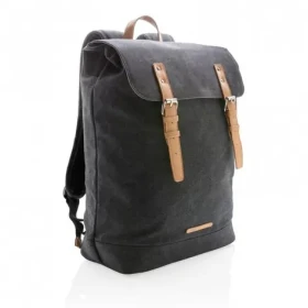 XD Design Canvas černá / Batoh pro notebook / do 15,6" / 19 L (P762.461)