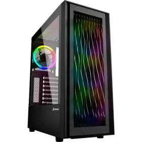Sharkoon RGB WAVE černá / ATX / 2x USB 3.0 / 1x USB-C / 4x 120mm / bez zdroje / průhledná bočnice (4044951037544)