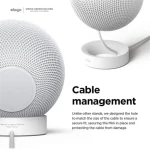 Elago Silikonový stojánek pro Apple HomePod mini bílá / Stojánek / silikonový (EST-HPMINI-WH)