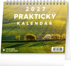 NOTIQUE Praktický kalendář s citáty 2027 / Stolní kalendář / 16,5 x 13 cm / týdenní