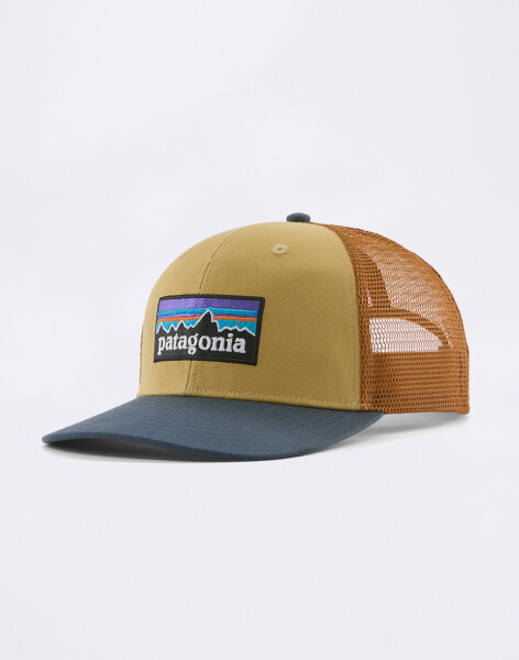 Patagonia P-6 Logo Trucker Hat Lynx Tan