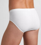 Pánské slipy Basic Midi 2P - WHITE - bíle 0003 - SLOGGI WHITE 6
