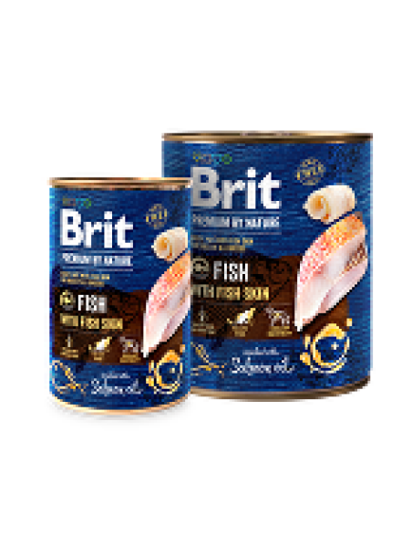 Brit Premium Dog by Nature konz Fish & Fish Skin 400g + Množstevní sleva