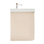 Koupelnová skříňka s umyvadlem a baterií SAT Fusion 97,5x53x45 cm pískově béžová mat SATFUSION2100BEMWBA SATFUSION2100BEMWB