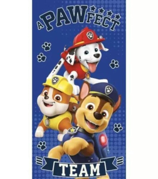 Jerry Fabrics Paw Patrol AYM074772 plážová osuška modrá 70x140