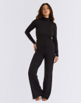 Tričko Organic Basics Everyday Turtleneck Black