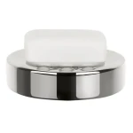 Spirella TUBE mýdlenka stříbrný / porcelán (7610583160669)