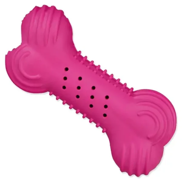 TRIXIE Hračka kost guma 11 cm / Pro psy / Přírodní kaučuk / Praskací zvuk (G14-34848)