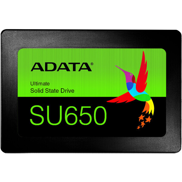 ADATA SU650 120GB SSD / 2.5 SATA III / TLC / R: 520 MBps / W: 320 MBps / IOPS: 20K 75K / MTBF 2mh (ASU650SS-120GT-R)