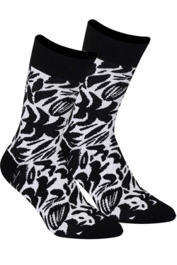 Vzorované pánské ponožky PERFECT MAN-CASUAL černá 42-44
