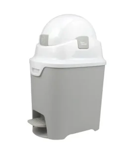 DiaperChamp Koš na pleny ONE Handsfree Silver / Rozměry: 55 x 27 x 22 cm (2151DC)