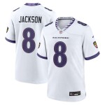 Nike Pánský dres Baltimore Ravens NFL Lamar Jackson #8 2026 Game Velikost: M