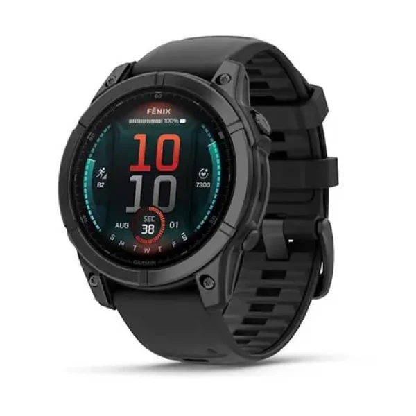 Garmin Fenix E 47mm černá / Chytré hodinky / GPS / 1.3" AMOLED / Mapy / BT / WiFi / GPS / 10ATM (010-03025-01)