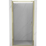 MEXEN - Exo sprchové dveře křídlové 95, transparent, zlatá 817-095-000-50-00