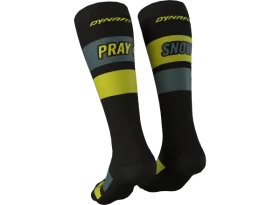 Dynafit Free Touring lyžařské ponožky Black Out/Stripes vel. 43-46