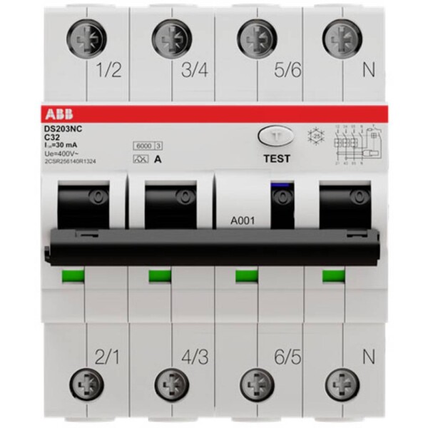 ABB 2CSR256140R1324 proudový chránič/elektrický jistič 4pólový