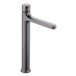 Vysoká umyvadlová baterie SAT Dark bez výpusti PVD Gun Metal SATBSDA285K SATBSDA285K