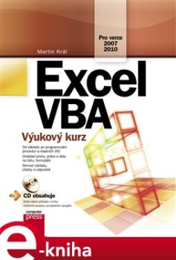 Excel VBA - Výukový kurz - Martin Král e-kniha