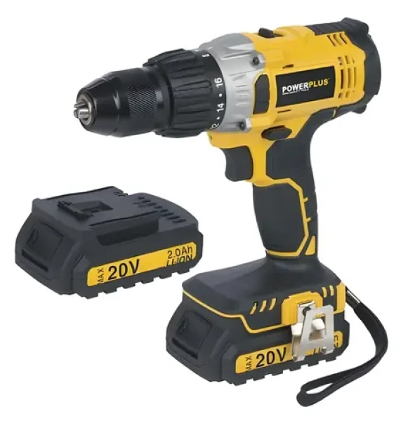 PowerPlus POWX00445 / Aku příklepová vrtačka / 20V (POWX00445)