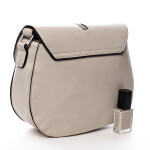 Stylová crossbody kabelka s třásněmi Federica, béžová