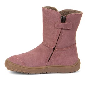 Dívčí zimní barefoot boty TEX SUEDE Dark Pink, Froddo, G3160238, růžová - 27