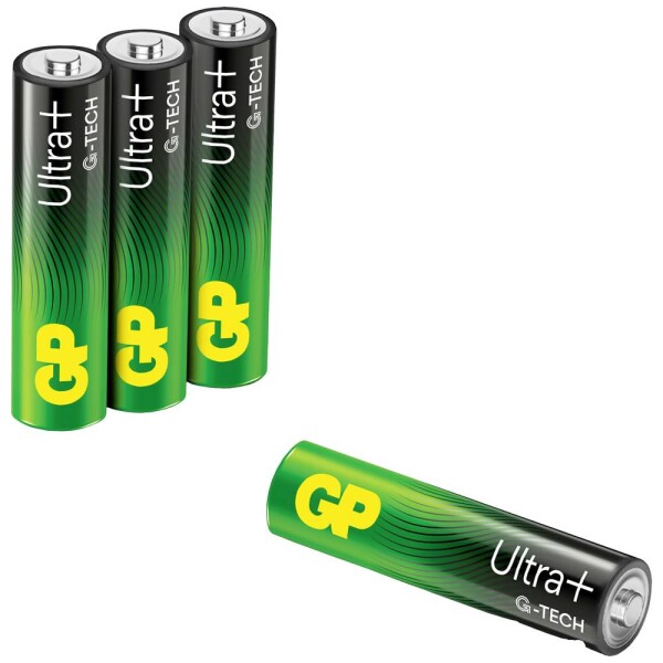 GP Batteries Ultra mikrotužková baterie AAA alkalicko-manganová 1.5 V 4 ks