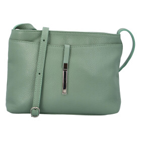 Dámská kožená kabelka Mirna, zelená