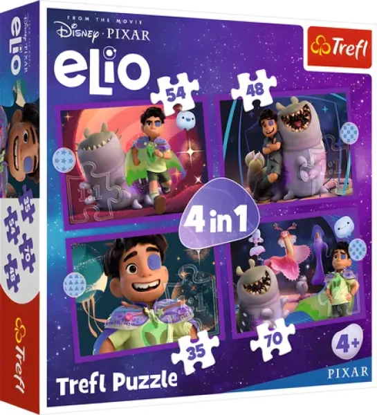 TREFL Puzzle Elio mimozemské mise 4v1