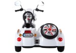 Mamido Dětská elektrická motorka Chopper s postranním vozíkem černá