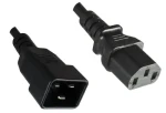 MicroConnect Prodlužovací kabel C13 - C20 1m černá (PE030610)