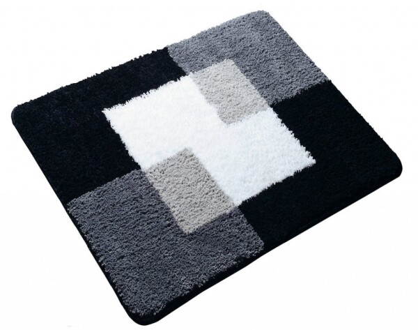 RIDDER - COINS předložka 55x50cm s protiskluzem, polyester, šedá 7103807