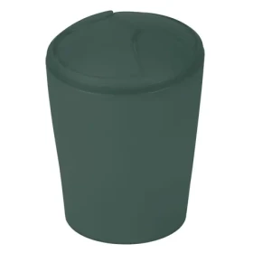 Spirella MOVE výklopný odpadkový koš 2 L tmavě zelený / plast (7610583294661)