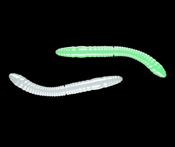 Libra Lures Fatty D’Worm Glow UV green,Libra Lures Fatty D’Worm Glow UV green