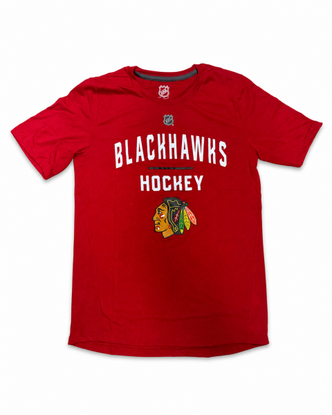 Outerstuff Dětské tričko Chicago Blackhawks NHL Slim Letter Velikost: Dětské L (152 - 158)