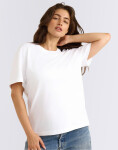Tričko Organic Basics True Heavy Boxy Tee White