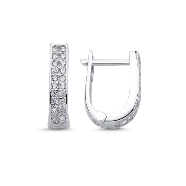 LUNICA Stříbrné elegantní náušnice 0473