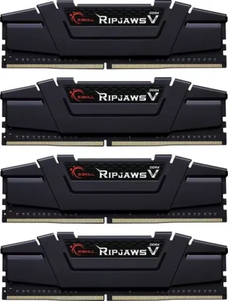 G.Skill Ripjaws V Black 32GB(4x8GB) 4000MHz / DDR4 / CL18-22-22-42 / 1.35V / XMP 2.0 (F4-4000C18Q-32GVK)