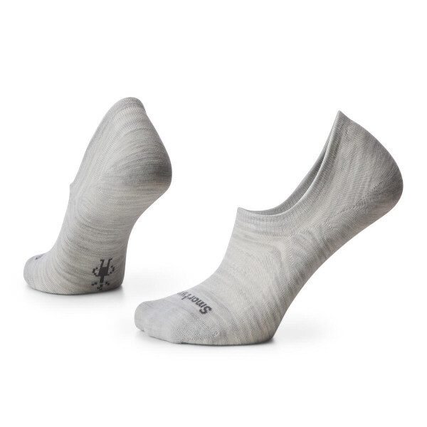 Unisex merino městské ponožky SMARTWOOL Everyday No Show Socks, Ash velikost: 42-45 (L)