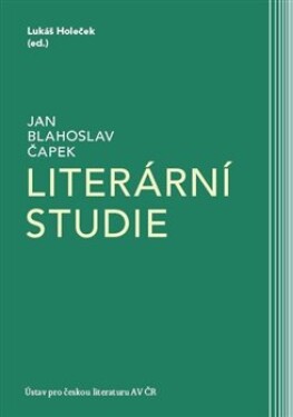 Literární studie Jan Blahoslav Čapek